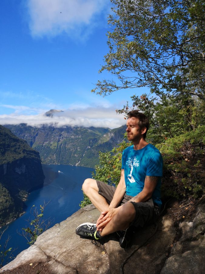 Steven Deschuyteneer Meditatie mijn persoonlijke privé dokter Noorwegen Geirangerfjord