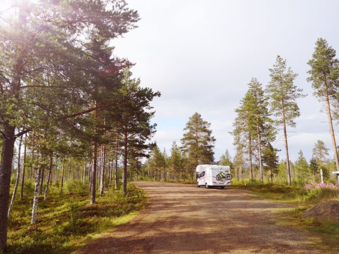 Steven Deschuyteneer Motorhome Mobile Home ervaring Denemarken Zweden Noorwegen Zweden bos einde van de wereld
