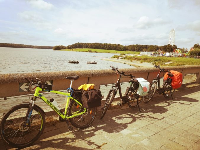 Steven Deschuyteneer Fiets vakantie in Belgie hoe wat wie… fietsen Lac de l'Eau d'Heure